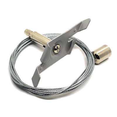 Encaixes de alumínio da luz do fio da suspensão do prendedor do fio do canal do diodo emissor de luz com montagem de grampos