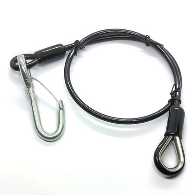 Estilingue galvanizado da corda de fio do cabo do guincho do cabo estilingue de aço com gancho
