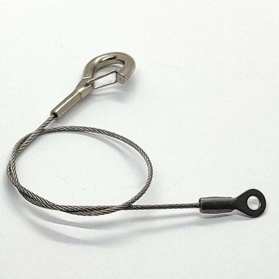 Encaixes de aço inoxidável do ilhó da corda de fio com segurança de suspensão das ferramentas do gancho para luzes exteriores
