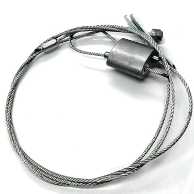 Grampos de cabo de alumínio de latão ajustáveis, fáceis de usar