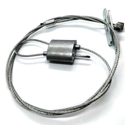 Grampos de cabo de alumínio de latão ajustáveis, fáceis de usar