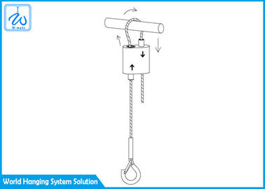 Modo ajustável de suspensão da instalação da altura DIY do jogo da suspensão do fio do gancho