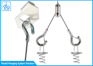 Sistema de suspensão do metal de um a dois prendedores do cabo, sistema de suspensão durável do teto da gota