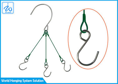Sistemas de suspensão de superfície da corda de fio do PVC, sistema de suspensão do cabo de aço do gancho