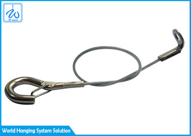 conjuntos de cabo da corda de fio do estilingue do cabo de 1.5mm com gancho e olho da curvatura