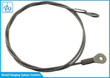 Os encaixes de olho personalizados da corda de fio de 1.5mm/galvanizaram o terminal do ilhó do cabo