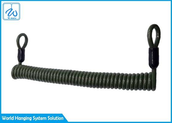 Segurança Lanyard For Fall Protection de Lanyard Nylon Coated Wire Rope da bobina