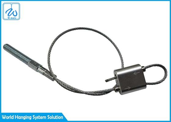 Fácil ajustar o prendedor de aço do cabo de 1.5mm com laços para a suspensão de canalização da ATAC