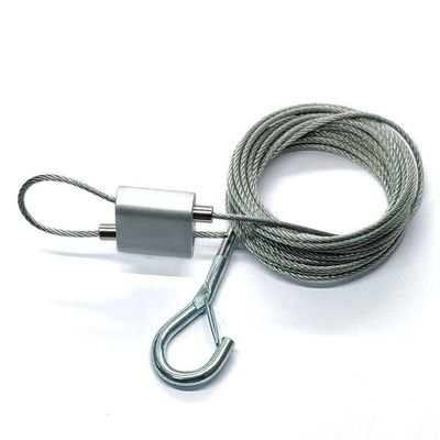 Sistemas de suspensão do fio que dão laços em Kit Suspension Cable With um gancho puro para pendurar