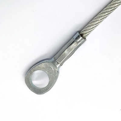 Estilingue flamengo do olho do cabo de aço inoxidável PVC-revestido por atacado da corda de fio