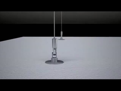 Suspensão com conector rígido e fixação de âncora de absorção