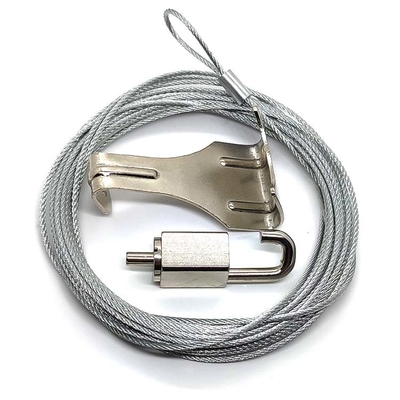Corda de fio de Art Hook Cable Gripper Nylon da galeria com dar laços para a imagem de suspensão