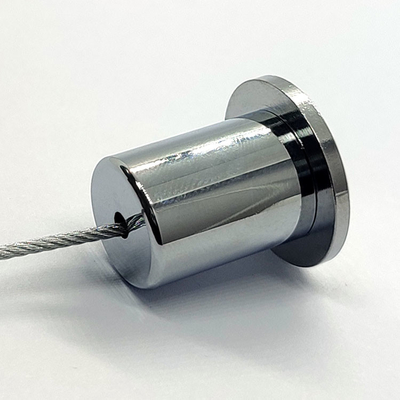 Conector de bronze do teto da corda de fio de aço do acessório do acoplador do teto de Chrome