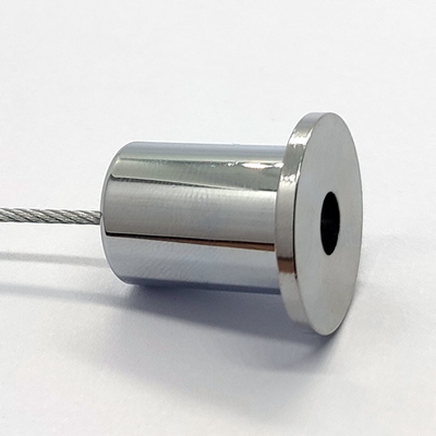 Conector de bronze do teto da corda de fio de aço do acessório do acoplador do teto de Chrome