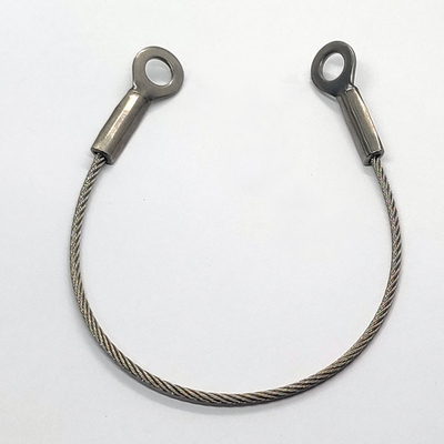 Estilingue de aço inoxidável do cabo da corda de fio para o sistema de exposição do cabo
