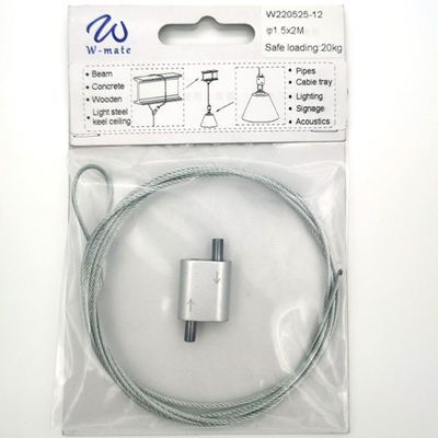Suspensão livre Kit Gripper Cable Display System das ferramentas para imagens e a iluminação de suspensão da casa