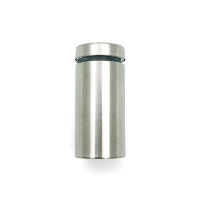 Fixações de vidro do suporte isolador de aço inoxidável do parafuso da propaganda do cilindro do dispositivo elétrico da exposição