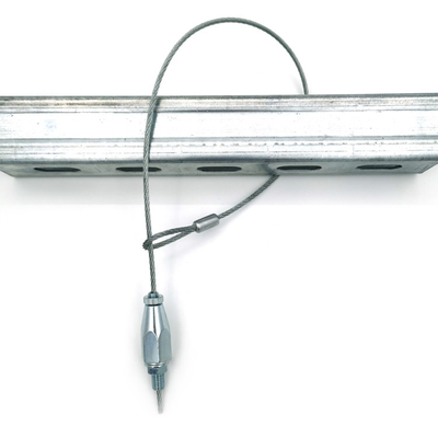 Suspensão da fixação de Supportage que pendura ilhós da corda de Kit With Stainless Steel Wire e gancho do cabo do prendedor