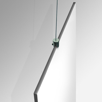 Sistema de exposição de travamento automático de bronze de alumínio do cabo de fio para o Signage e a imagem do anúncio