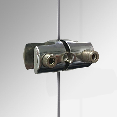 Sistema de exposição de suspensão de alumínio anodizado do cabo para anunciar a caixa leve conduzida