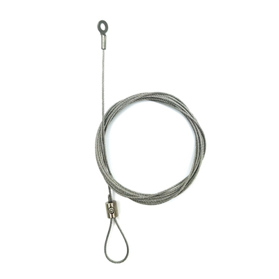 A corda de fio de aço inoxidável ajustável parafusa acessórios do hardware dos prendedores do cabo de cobre para lâmpadas de suspensão