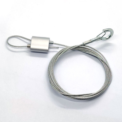 Os sistemas de suspensão do sinal do cabo ajustável prendem para grampear o prendedor dando laços do cabo em dois sentidos para iluminar a suspensão