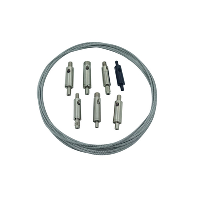 Corda de fio do terno 1.0-2.5mm dos prendedores do cabo da saída lateral para o sistema de suspensão pela iluminação e pela exposição