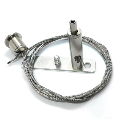 Grampos de fixação de cabos de aço inoxidável personalizados para sistemas de iluminação