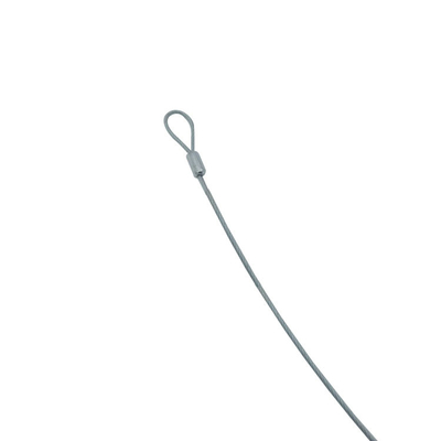 Sling de corda de arame de aço com gancho para iluminação e exibição pendurada