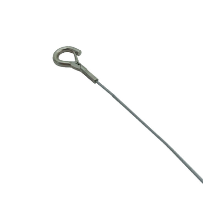 Sling de corda de arame de aço com gancho para iluminação e exibição pendurada