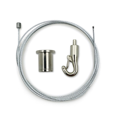 Sistemas de suspensão de tecto de metal Suspensão ajustável com fixação do absorvedor