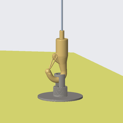 Sistemas de suspensão de tecto de metal Suspensão ajustável com fixação do absorvedor