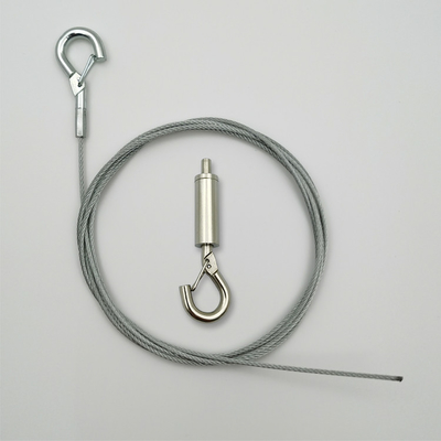Sistema de pendurar painel acústico com âncora espiral ajustável 1.5mm corda de arame