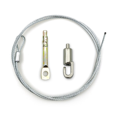 Conectar o absorvedor com o kit de fio ajustável para o sistema de suspensão acústica do teto