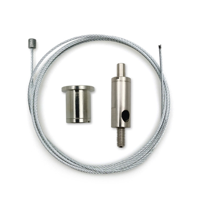 Conectar o absorvedor de som com o kit de fio ajustável para o sistema de teto do painel