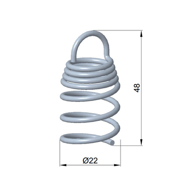 Ancoras em espiral do tecto