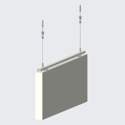 Material absorvente de som Sistema de suspensão eficiente Construção flexível teto absorvente de som
