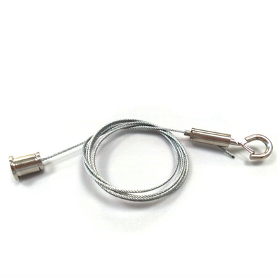Kit de suspensão de cabos Sistema de agarrador de gancho de cabo de metal montado no teto para painéis de amortecimento de som