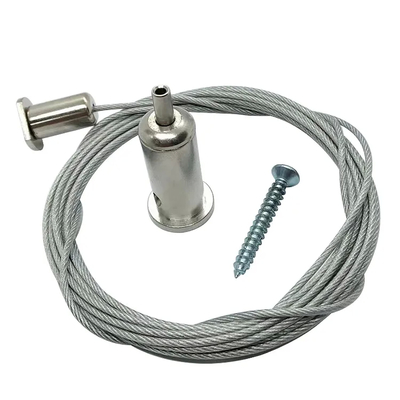 7x7 ou 7x19 Flexi-Grip,Fork Gripper com pinça de construção de cabo revestido de níquel e acabamento