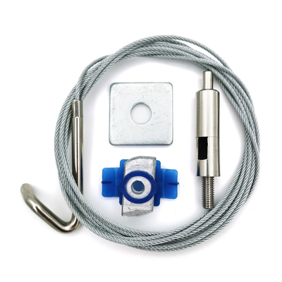 Kit de cabos de suspensão de iluminação com agarrador