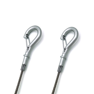 Kit de Suspensão Para Coluna Pendente Cabo de Segurança em Aço Inoxidável Fio de Aço Para Coluna de Teto Montada no Teto Adicione Segurança Para Luz Pendurada, Câmera de Bloqueio, Alto-Falante DIY em Hall, Bar, Exposição, Loja
