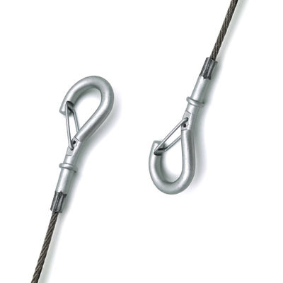 Kit de Suspensão Para Coluna Pendente Cabo de Segurança em Aço Inoxidável Fio de Aço Para Coluna de Teto Montada no Teto Adicione Segurança Para Luz Pendurada, Câmera de Bloqueio, Alto-Falante DIY em Hall, Bar, Exposição, Loja