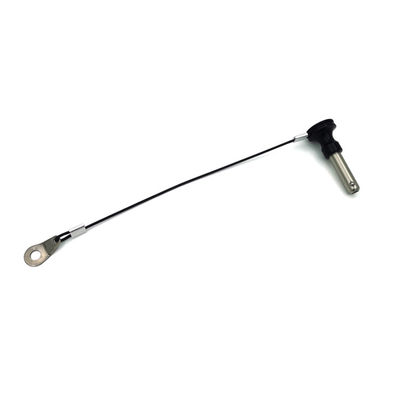 Pino de liberação rápida padrão com cabeça chata e pescoço oco, botão de alça, pino de bloqueio de esfera de liberação rápida por atacado, cabeça chata com pescoço oco, botão de alça, pino de bloqueio de esfera de liberação rápida de alta qualidade