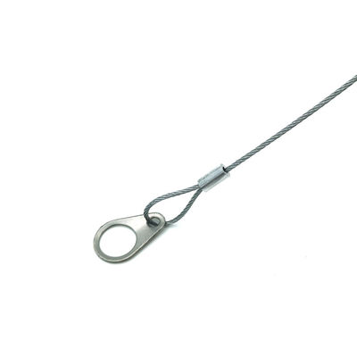 Cabo de segurança de aço inoxidável para alto-falante, fio de segurança para alto-falantes de teto montados no teto ou na parede, adiciona segurança para luzes suspensas, trava de câmera, alto-falante DIY em salão, carro, bar, exposição