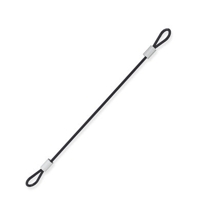 Cabo de segurança de aço inoxidável para alto-falante, fio de segurança para alto-falantes de teto montados no teto ou na parede, adiciona segurança para luzes suspensas, trava de câmera, alto-falante DIY em salão, carro, bar, exposição