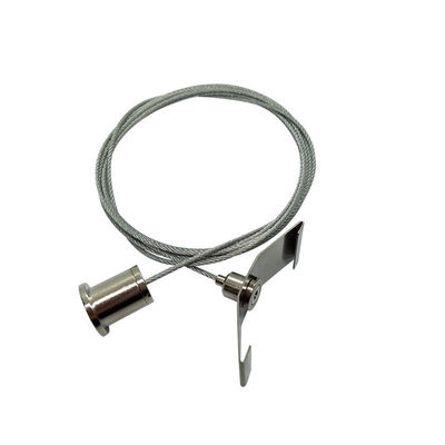 Kit de Cabo de Suspensão Ajustável com Fixador para Sistemas de Iluminação