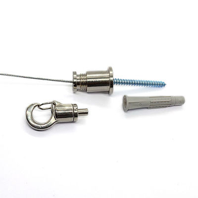 Kit de Cabo de Suspensão Ajustável com Fixador para Sistemas de Iluminação