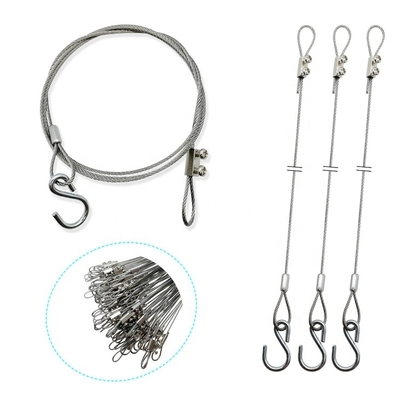 Kit de Fixação com Cabo de Aço Galvanizado com Duplo Grampo e Laço