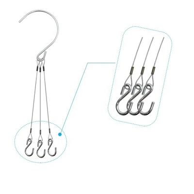 Kit de Fixação com Cabo de Aço Galvanizado com Duplo Grampo e Laço