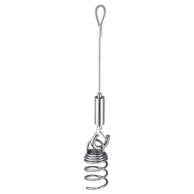 Kit de Fixação com Cabo de Aço Galvanizado com Duplo Grampo e Laço